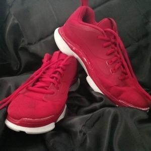 Red air jordans